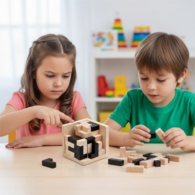 CASSE TETE BOIS | CUBE CASSE - Calin Enfant