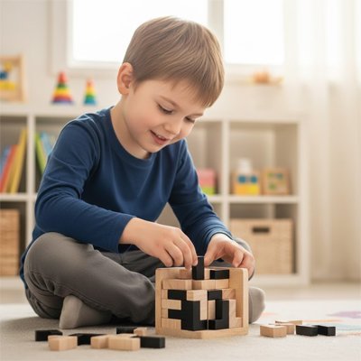 CASSE TETE BOIS | CUBE CASSE - Calin Enfant