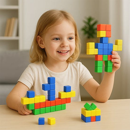 Jeu de construction magnétique | Créa - bloc - Calin Enfant