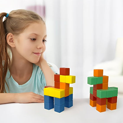 Jeu de construction magnétique | Créa - bloc - Calin Enfant