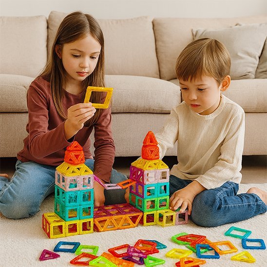 Jeu de construction magnétique | Créatif Kids - Calin Enfant