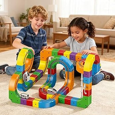 Jeu de construction magnétique | Magné - train - Calin Enfant