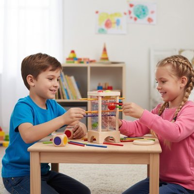 Jeu de société | bâton billes - Calin Enfant