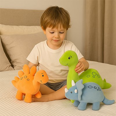 Peluche dinosaure | Dino - douce - Calin Enfant