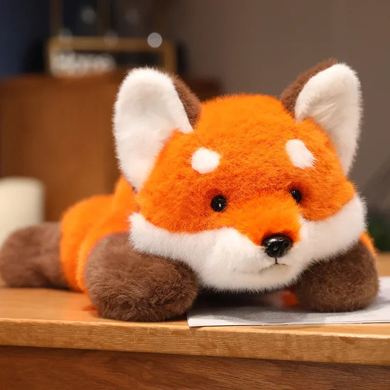 peluche renard sur bureau