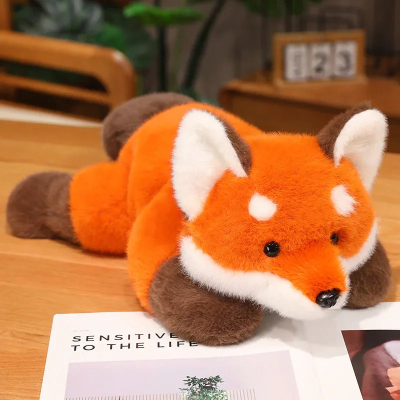 peluche renard vu de dos