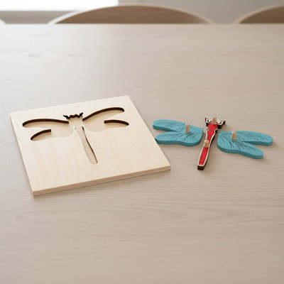 Puzzle bois | 1 - 2 - 3 - Insectes - Calin Enfant