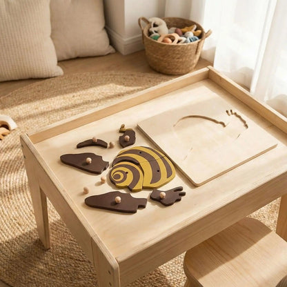 Puzzle bois | 1 - 2 - 3 - Insectes - Calin Enfant