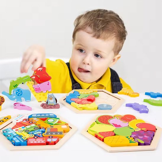 Puzzle bois | Artisanal Éducatif - Calin Enfant
