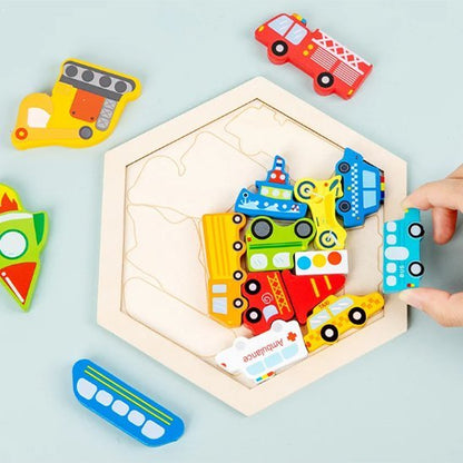 Puzzle bois | Artisanal Éducatif - Calin Enfant