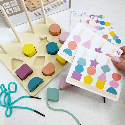 Puzzle bois | Créatif formes - Calin Enfant