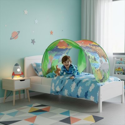 Tente de lit enfant | Aventure - dino - Calin Enfant