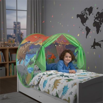 Tente de lit enfant | Aventure - dino - Calin Enfant